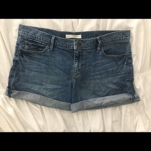 Ann Taylor Loft Sz 8 denim cuffed shorts